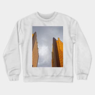 Looking Up at Wellington and Bay Crewneck Sweatshirt